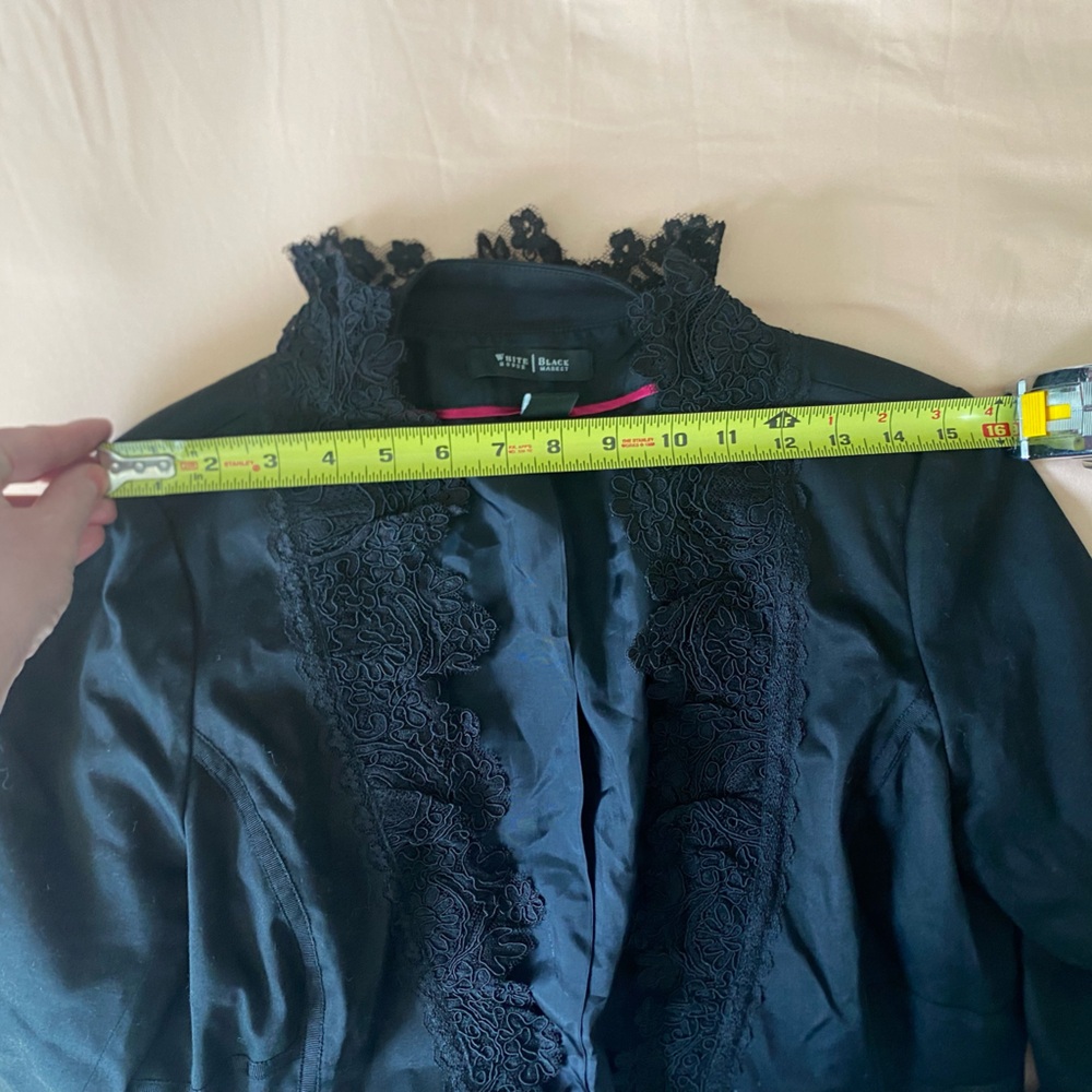 White House Black Market Military Style structured blazer - Picture 7 of 8